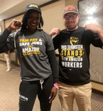 "This Teamster Stands With Amazon Workers" T-Shirt