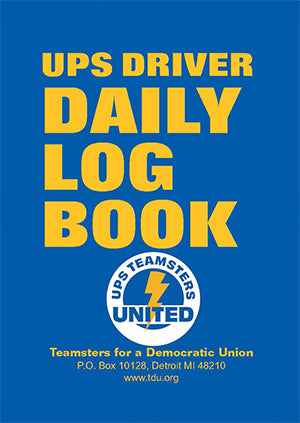 UPS Driver Daily Log Book